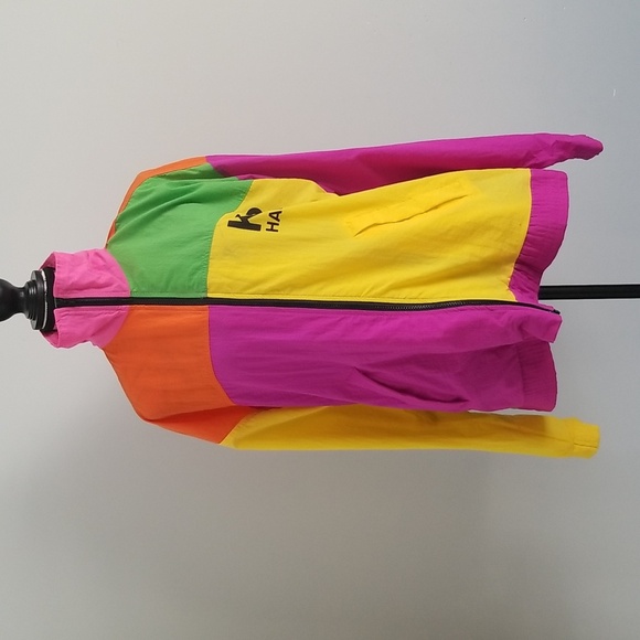 Hawaii beach neon vintage windbreaker - Picture 1 of 4